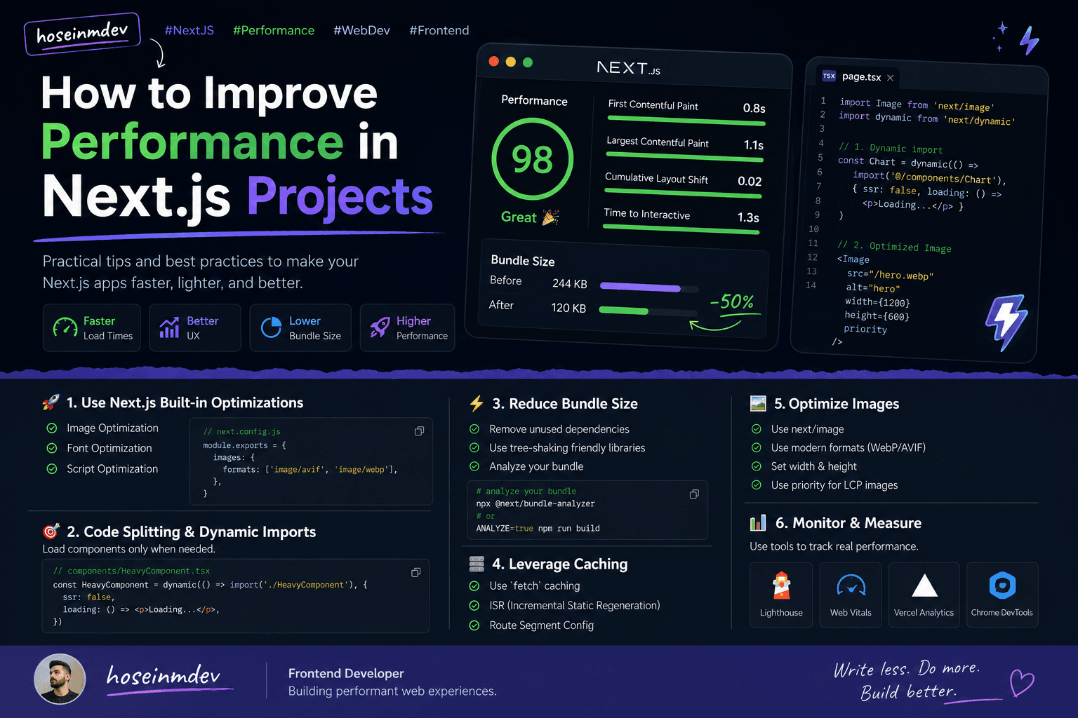How to Improve Performance in Next.js Projects